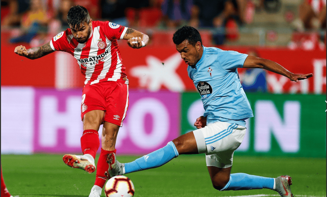 包含赫罗纳客场战胜对手，西甲积分榜空前紧密的词条